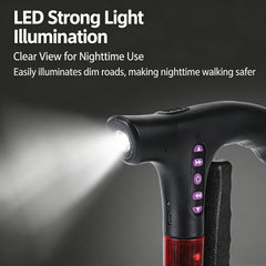 Multifunctional smart radio walking stick
