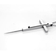 Steel Cross EDC Pendant Necklace