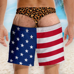 Fun Men's Beach Swim Trunks