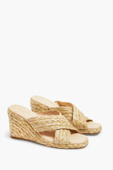 Natural Bondi Wedge Heels