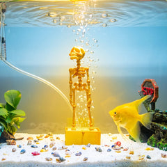 Dancing Skull - Aquarium Halloween Decoration