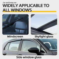 Car glass cleaner - anti-fog and oil-resistant