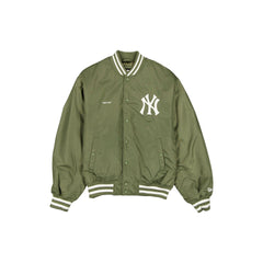 New York Yankees Nylon Sage Green Stadium Jacket