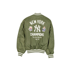 New York Yankees Nylon Sage Green Stadium Jacket