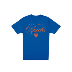 New York Knicks 2025 NBA Playoff Blue T-Shirt