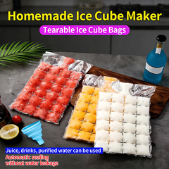 Homemade Ice Cube Maker Tearable Ice Cube Bags