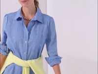 Chambray Callahan Shirt Dress