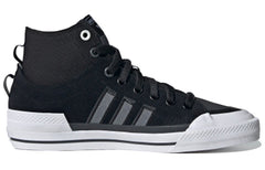 adidas originals Nizza Hi DL 'Black White Silver' GZ2657
