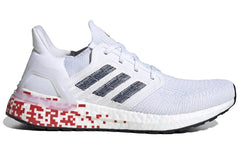 (WMNS) adidas UltraBoost 20 'Digital Pixel - White Scarlet' EG0722