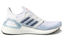 adidas Ultraboost 20 Running Shoes 'White Light Blue' FY3454