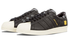 adidas Undefeated x A Bathing Ape x Superstars 80v 'Black' B34291