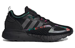 adidas originals ZX 2K Boost 'Black Green Grey' GX2719