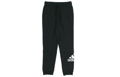 adidas Stylish Knit logo Bundle Feet Sports Long Pants Black DQ1445
