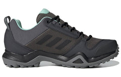 (WMNS) adidas Terrex AX3 GORE-TEX Hiking Shoes - Grey 'Gray Black Green' BC0573