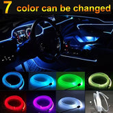 7 Colors Car Interior Mood Lighting LED Strip Neon Lights