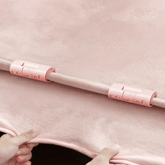 Bed sheet fastener to prevent running away