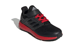 (GS) adidas FortaFaito EL K 'Black Red' EE7307
