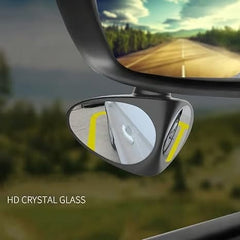 High-definition car blind spot eliminating rearview mirror