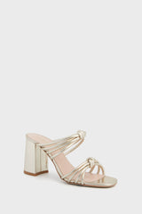 Gold Sonia Heels