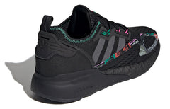 adidas originals ZX 2K Boost 'Black Green Grey' GX2719