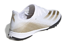 (GS) adidas X Ghosted.3 Turf Boots 'Cloud White Met.Gold Melange' EG8214