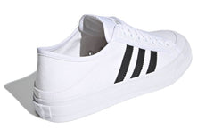 adidas Collapsible Nizza Low 'White Black' H67375