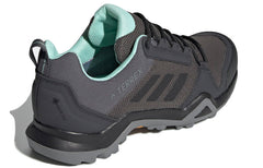 (WMNS) adidas Terrex AX3 GORE-TEX Hiking Shoes - Grey 'Gray Black Green' BC0573