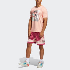 adidas Men's Hdn Avatar C365 Basketball Shorts Pink GP5221
