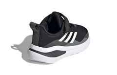 (TD) adidas Fortarun Elastic Lace Top Strap 'Black White' FZ5499