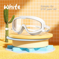 Last day promotionHD children's large frame waterproof and anti-fog swimming goggles