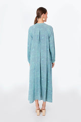 Shangri-La Periwinkle Fiore Maxi Dress
