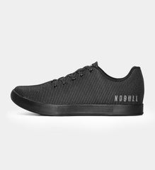Women's Black Reflective Woven Cupsole Trainer
