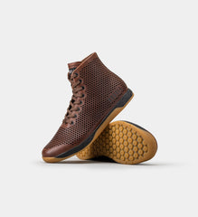 Men's High-Top Leather Trainer