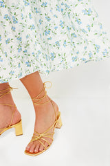 Gold Metallic Ryder Heels