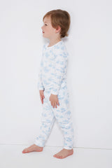 Blue Toile Pajamas