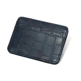 Crocodile Print Magic Wallet Card Case Multi Card Money Clip