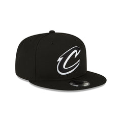 Cleveland Cavaliers Basic Black & White 9FIFTY Snapback Hat
