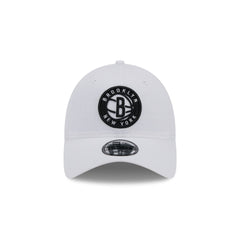 Brooklyn Nets White 9TWENTY Adjustable Hat