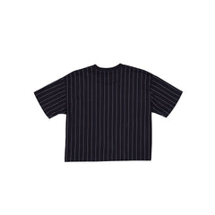 Dallas Cowboys Throwback Women's Cropped Pinstripe T-Shirt