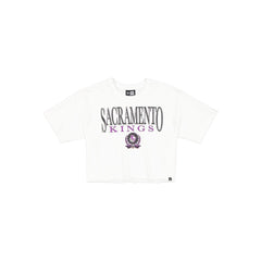 Sacramento Kings Throwback Prep Women's Cropped T-Shirt