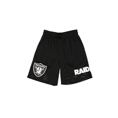 Las Vegas Raiders Mesh Black Shorts