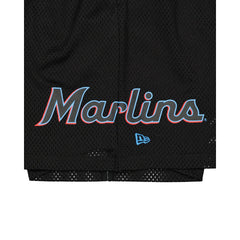 Miami Marlins Mesh Black Shorts
