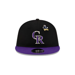 Colorado Rockies Jackie Robinson Day 2025 Retro Crown 9FIFTY Snapback Hat
