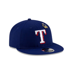 Texas Rangers Jackie Robinson Day 2025 Retro Crown 9FIFTY Snapback Hat