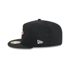 Miami Heat Boho Wool Retro Crown 59FIFTY Fitted Hat