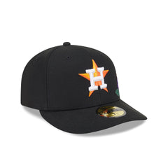 Houston Astros Tonal Florals Black 59FIFTY Fitted Hat