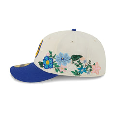 Golden State Warriors Tonal Florals White 59FIFTY Fitted Hat