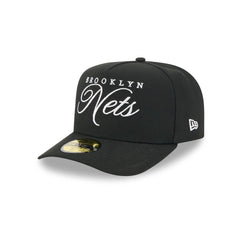 Brooklyn Nets 2025 Draft Black 59FIFTY A-Frame Fitted Hat