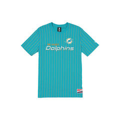 Miami Dolphins Throwback Retro Pinstripe T-Shirt