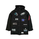 Alpha Industries x Philadelphia Eagles Black N-3B Parka Jacket